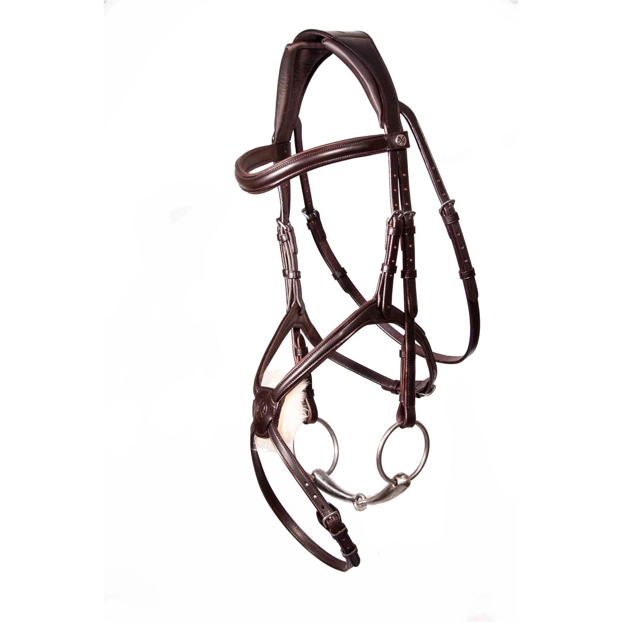 Henry James Sheepskin Grackle Bridle HJ-BR-08 - Brown